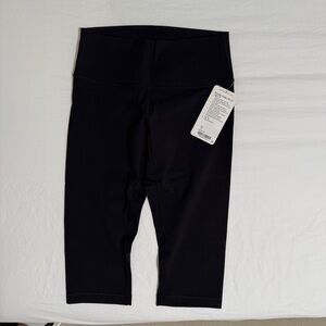 Lululemon Wunder Under High Rise Crop 17” Black Leggings